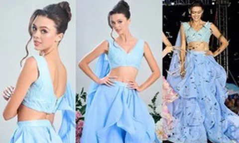 "Búp bê sống" tái xuất sàn catwalk sau thời gian ở ẩn chăm chồng thủ môn, nhan sắc vẫn đỉnh chóp, đứng đầu dàn WAGs Việt
