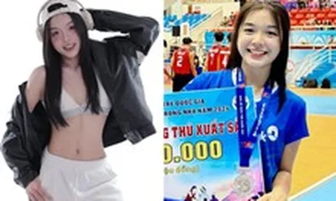 Ngắm nữ thần bóng chuyền Việt đang gây sốt MXH: Mặt xinh như mộng, một nụ cười đủ gây thương nhớ vì quá ngọt ngào