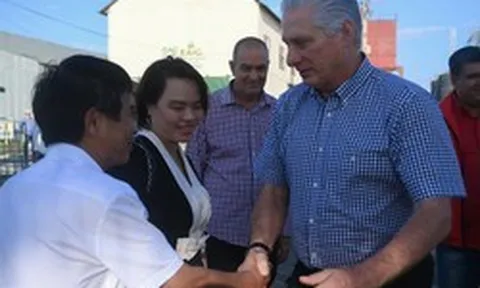 Nhờ Việt Nam, Cuba đón vụ mùa lúa năng suất chưa từng có: Đích thân Chủ tịch Cuba xuống thăm, cảm ơn