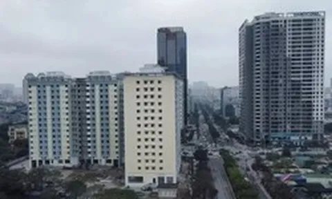 Chung cư tái định cư trên 'đất vàng' Hà Nội chuẩn bị đón dân vào ở