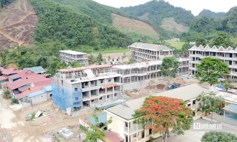 Trường liên cấp nội trú ở Thanh Hóa tăng tốc xây dựng, hiện thực hóa ước mơ của thầy trò vùng biên