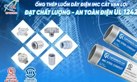 Ống luồn dây điện IMC vươn ra biển lớn với chứng chỉ UL Listed - UL 1242