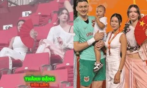 "Cam thường" bắt cận nhan sắc xinh đẹp không góc chết của Yến Xuân và em gái chân dài thủ môn Lâm Tây giữa trời nắng nóng