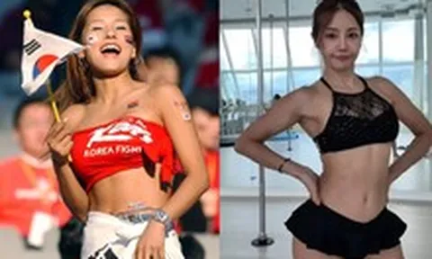 Lọt máy quay World Cup, nữ CĐV xinh như hoa hậu đổi đời ngoạn mục: Ký ngay hợp đồng làm idol Kpop, cưới chồng kém 17 tuổi