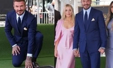 David Beckham đi vào lịch sử Đại lộ Danh vọng Hollywood: Tiểu thư Harper xinh đẹp tháp tùng bố nhận ngôi sao danh giá