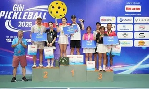 Giải Pickleball Báo Người Lao Động năm 2026: Kết thúc thành công