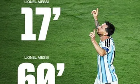 Messi lập hat-trick lịch sử và các con số ấn tượng cùng Argentina