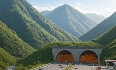 Chuyển biến mới tại dự án hầm đường bộ qua đèo dài nhất cả nước, rút ngắn thời gian từ 2 giờ xuống 11 phút sau hơn 6 tháng khởi công