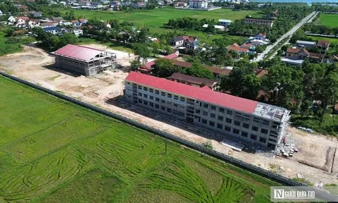 Dang dở sau nhiều tháng trễ hẹn, dự án trường học ở Huế “chạy đua” trước thềm năm học mới