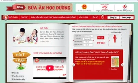 “Bữa ăn học đường” nâng cao dinh dưỡng, lan tỏa ý thức bảo vệ môi trường cho học sinh