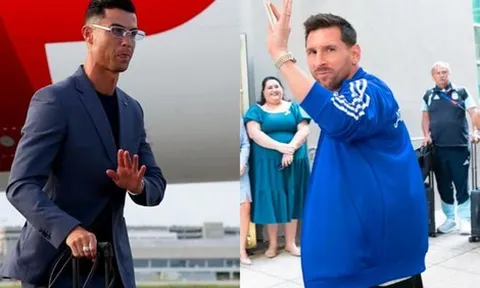 Sốc chưa: Ronaldo mặc bộ đồ giá triệu đô vẫn bị chấm 0 điểm thời trang tại World Cup, thua xa Messi