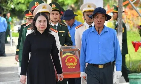 Truy điệu và an táng 235 hài cốt liệt sĩ là quân tình nguyện, chuyên gia Việt Nam