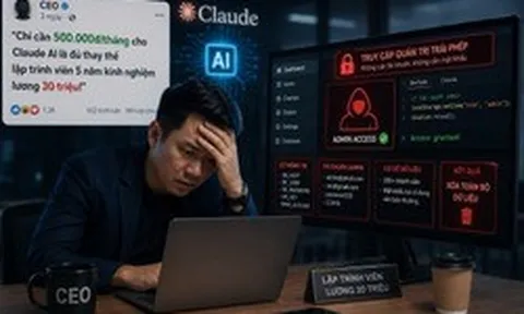 CEO Việt khoe dùng Claude AI giá 500.000 đồng thay lập trình viên lương 30 triệu và cái kết "đắng"