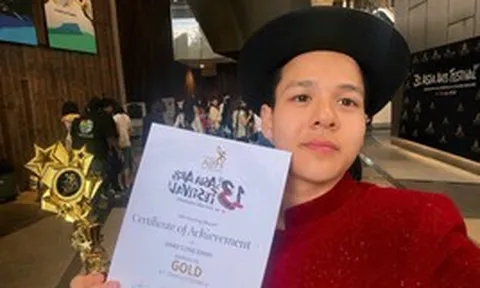 Huy chương Vàng Asia Arts Festival 2026 và hành trình không bỏ cuộc của Đặng Công Danh