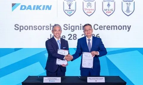 Daikin trở thành đối tác chiến lược của ASEAN United FC