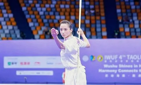Khoảnh khắc Hoa khôi wushu Dương Thuý Vi giành HCV thế giới
