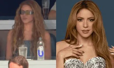 "Nữ hoàng World Cup" Shakira hất tóc khoe vai trần sexy, đài truyền hình ngẩn ngơ quên luôn diễn biến trận Pháp - Morocco