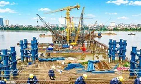 Tăng tốc thi công cầu Trần Hưng Đạo