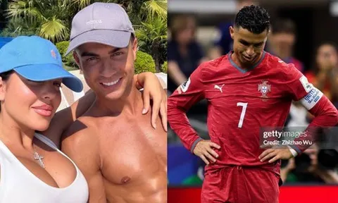 Và nụ cười đã trở lại: Ronaldo khoe body 8 múi cơ bắp cuồn cuộn bên bạn gái sexy hậu chia tay kì World Cup cuối cùng trong sự nghiệp vĩ đại