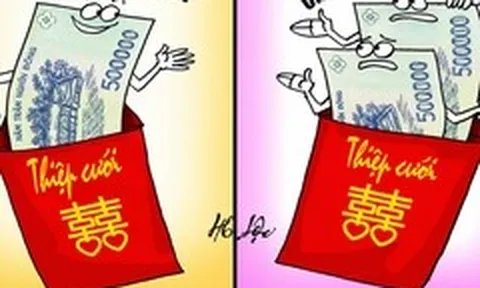 Tiền mừng đám cưới: Góp vui hay... góp vốn?