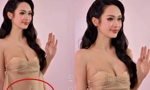 Vũ Thúy Quỳnh mặc váy rộng vẫn không giấu nổi vòng 2 lùm lùm