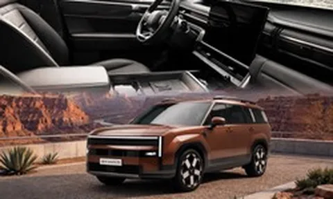 Hyundai Santa Fe 2027 lộ nội thất không ngụy trang, sắp bỏ hộp số DCT và thay đổi toàn diện thiết kế