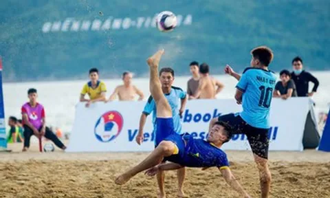 8 đội tranh tài tại Giải Bóng đá Bãi biển Vô địch Quốc gia 2026