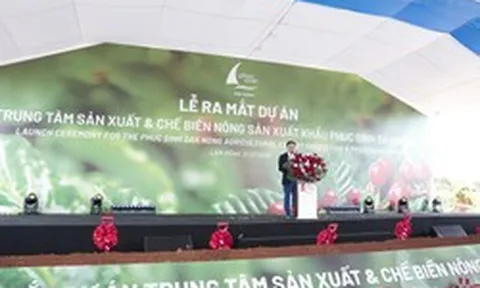 Việt Nam vừa sở hữu một trung tâm sản xuất và chế biến nông sản quy mô lớn: Công suất 50.000 tấn cà phê & 15.000 hạt tiêu, dự kiến doanh thu nghìn tỷ