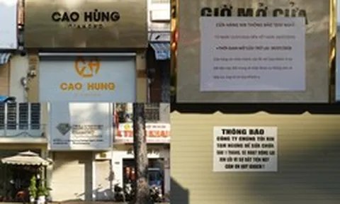 Ảnh: Hàng loạt cửa hàng kinh doanh kim cương tại TP.HCM đồng loạt tạm ngừng hoạt động