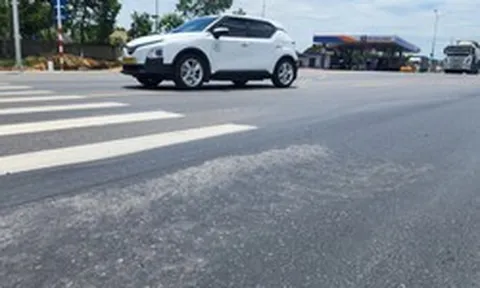 Cận cảnh dự án đường gần 1,4km hơn 100 tỷ chưa bàn giao đã lún ở Huế