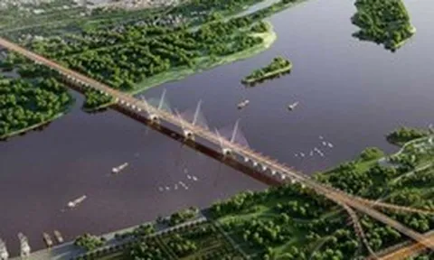 Nhận "lệnh" hoàn thành trong 24 tháng, siêu dự án vượt sông Hồng gần 20.000 tỷ đồng, nối Tây Hồ với Đông Anh có tiến độ ra sao?