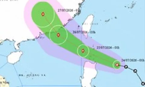 Hôm nay, áp thấp nhiệt đới khả năng mạnh lên thành bão
