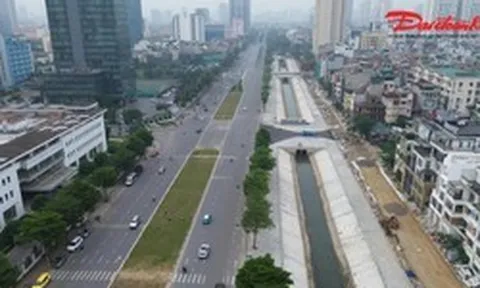 Tuyến đường kết nối Tây Hồ Tây "thay da đổi thịt" sau dự án chống ngập