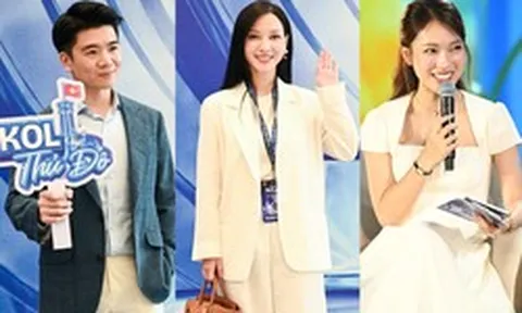 Phó Chủ tịch Đỗ Quang Vinh, doanh nhân Hannah Olala, MC Khánh Vy và các nhà sáng tạo nội dung tham gia Hội nghị KOL và Lễ ra mắt CLB Niềm tin số Thủ đô