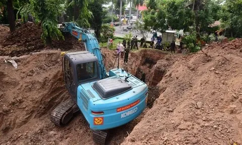 Phát hiện thêm vị trí mới có mộ liệt sĩ tại công viên Lê Thị Riêng, bước đầu tìm thấy 3 hài cốt