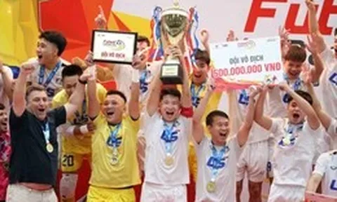 CLB Thái Sơn Bắc vô địch futsal quốc gia sau 16 năm chờ đợi