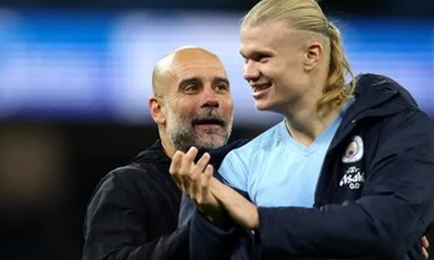 Haaland hội ngộ ông thầy Pep Guardiola tại Italia