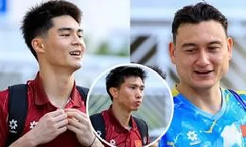 Camera bắt cận visual dàn trai đẹp tuyển Việt Nam: Trung Kiên, Hoàng Hên sáng bừng, Văn Hậu lần này khác lạ