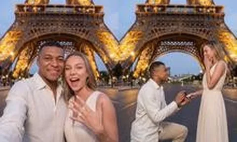 Thực hư bức ảnh Mbappé quỳ gối cầu hôn mỹ nhân Tây Ban Nha Ester Expósito sau World Cup