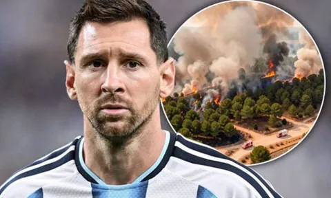Bị Tây Ban Nha đánh bại ở World Cup, Messi vẫn âm thầm quyên góp tiền tỷ giúp người dân Madrid sau thảm họa cháy rừng, nhận mưa lời khen