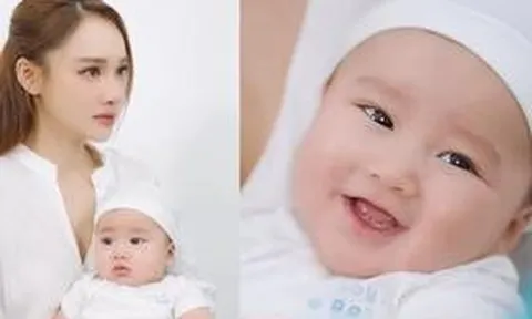 Hé lộ diện mạo khôi ngô của con trai thứ 3 nhà Trường Giang – Nhã Phương