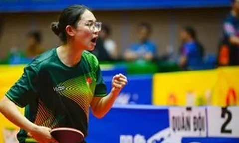 Cú sốc lớn xảy ra tại môn bóng bàn Đại hội Thể thao toàn quốc 2026