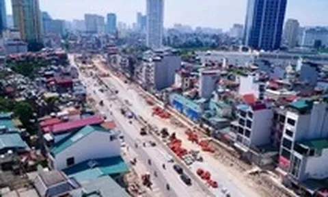 Hiện trạng đường vành đai 1 Hà Nội trước hạn thông xe dịp 2-9
