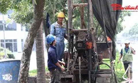 Hà Nội khảo sát địa chất, chuẩn bị xây cầu vượt Lê Trọng Tấn - Quốc lộ 6