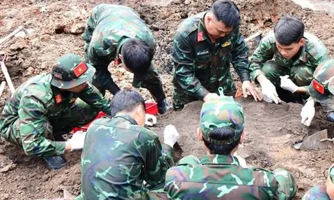 Tổng lực tìm kiếm hài cốt liệt sĩ tại cả hai khu vực bên trong công viên Lê Thị Riêng