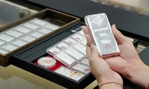 Giá bạc sáng ngày 14/8 tại Ancarat, Bảo Tín Mạnh Hải, DOJI, Sacombank
