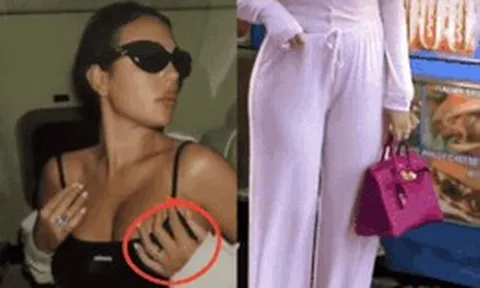 Georgina lần đầu lộ diện sau đám cưới bí mật với Ronaldo, body bốc lửa, đeo kim cương xa xỉ