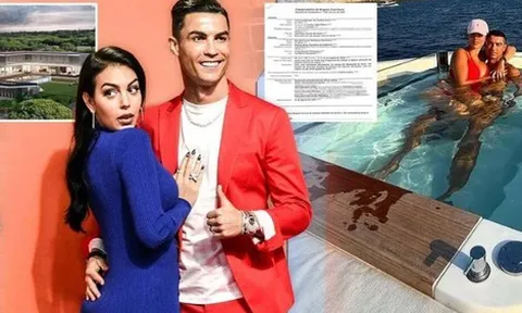 Điều khoản đặc biệt trong hợp đồng hôn nhân của Ronaldo và Georgina: Nếu ly hôn, vợ nhận chu cấp 3 tỷ đồng/tháng