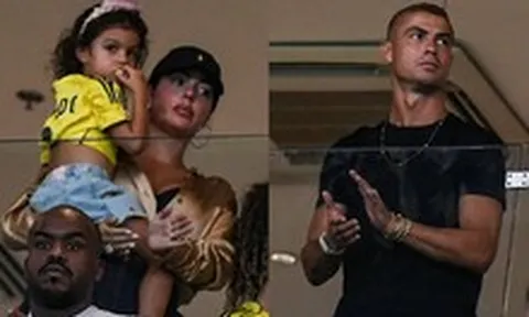 Ronaldo và vợ Georgina lần đầu lộ diện cùng nhau sau đám cưới bí mật, khoảnh khắc bên các con gây chú ý