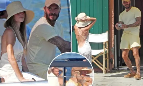 Có là cầu thủ lừng danh David Beckham cũng phải miệt mài chụp ảnh "sống ảo" cho vợ - Victoria, dáng vẻ khiến triệu ông chồng đồng cảm
